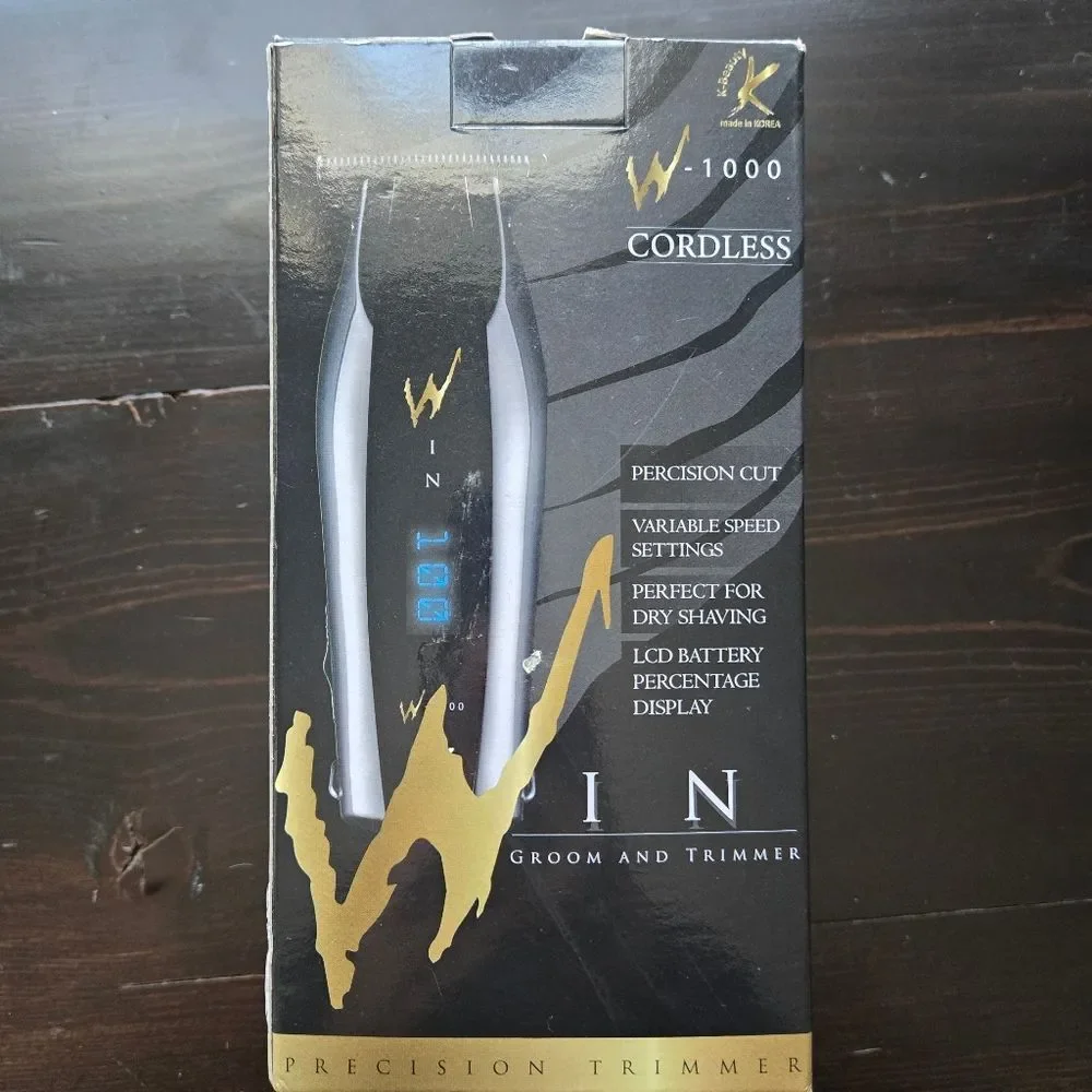 Win Korean Beauty W-1000 Cordless Precision Groomer Trimmer